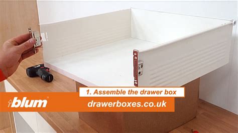 how to assemble blum metal box|How to assemble Blum Metabox deep drawer boxes.